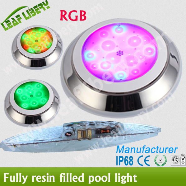 2015 9X1w Epoxy Resin LED Underwater Swimming Pool Light, Fountain Lamp