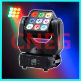 9*12W RGBW Matrix LED Moving Head Light for Club/Disco