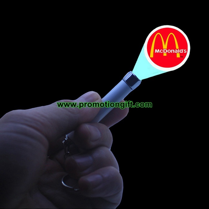 LED Logo Projector Flashlight