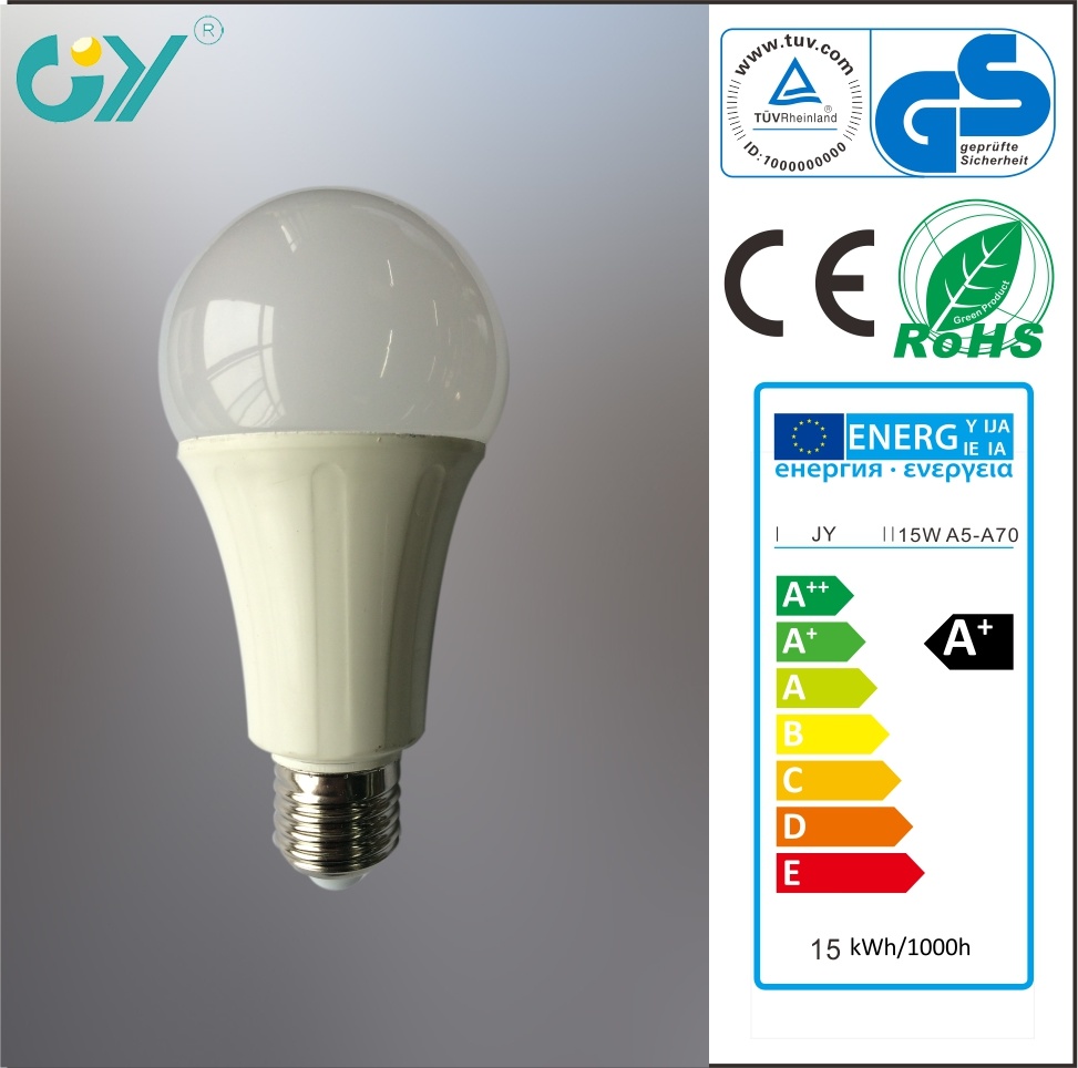 6000k A70 15W High Lumen 1200lm LED Light Bulb
