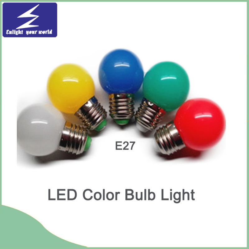 E27/B22 PC Material LED Colorful Bulb Light