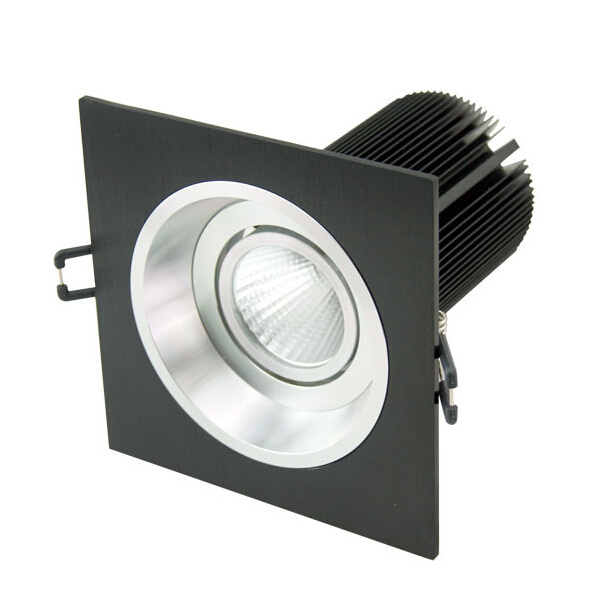 Drawing Black+Silver Inner Ring 15W COB LED Wall Washer