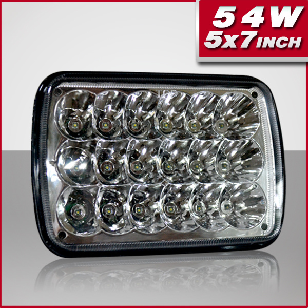 Best Price 5X7inch 54W LED Sealed Beam Headlamp (PD7SL-54)