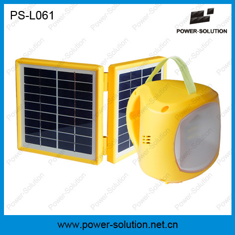 Rechargeable 6V 4500mAh Lead-Acid Battery 9 LED Solar Lantern Light with Phone Charger and 3.4W Solar Panel