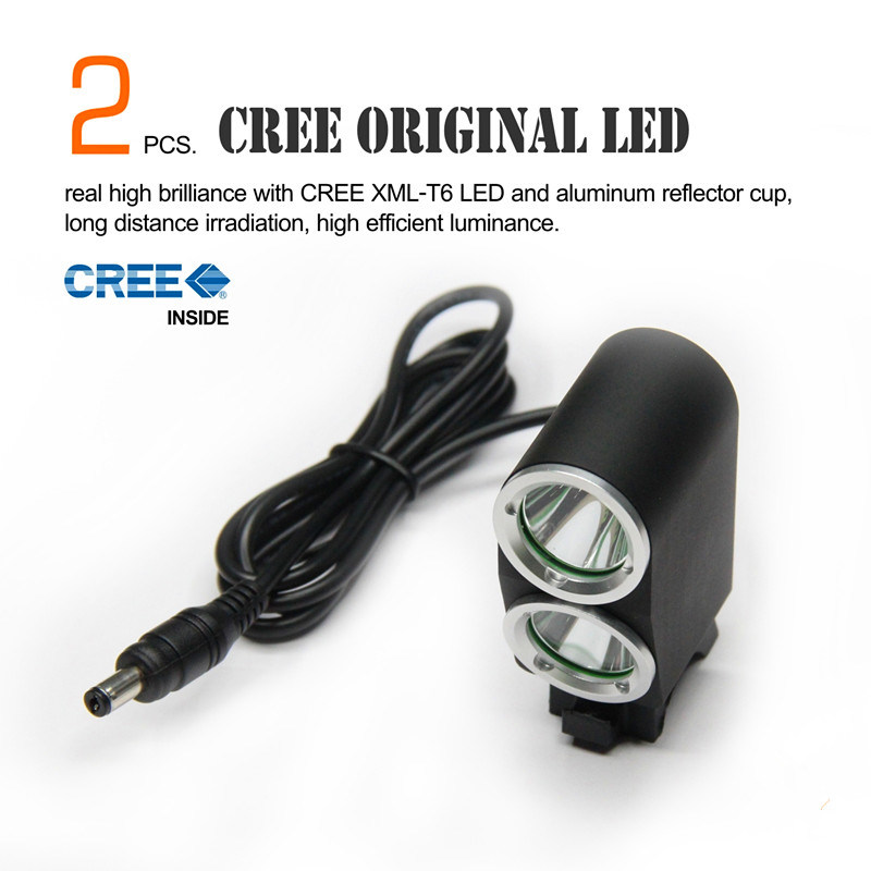 USA CREE LED Headlight/Headlamp for Bicycle and Camping (2400lm)