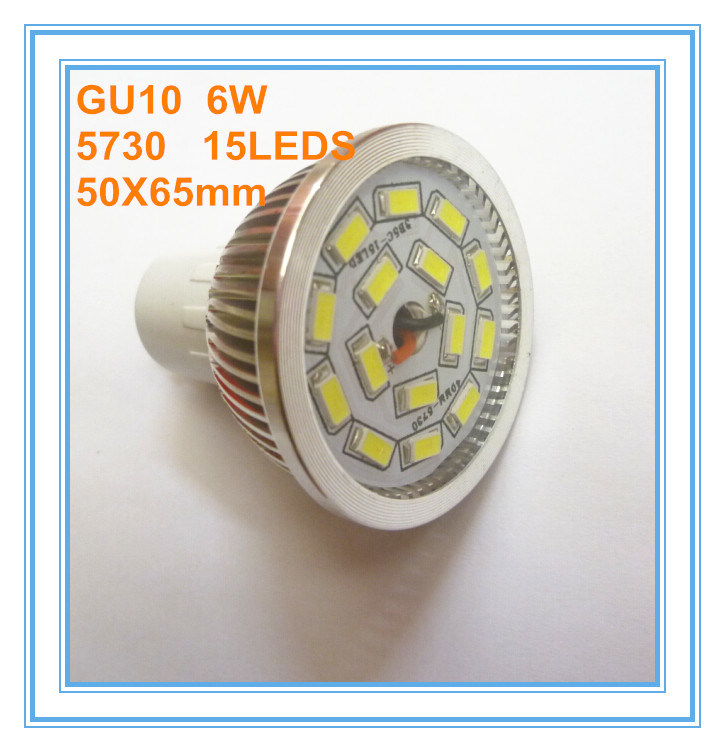 CE RoHS 5730 SMD LED Spotlight 6W