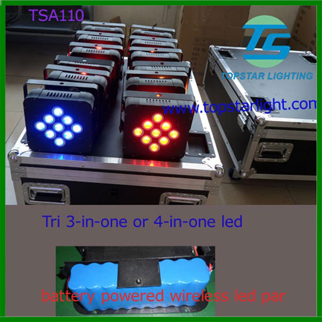 2015 Battery Stage Lighting 9*3W LED Flat PAR Light