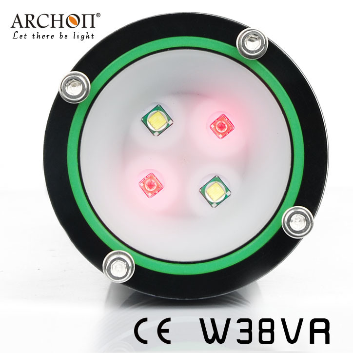 Archon W38vr Dive Torch 1600 Lumens Professional Diving Video Light: