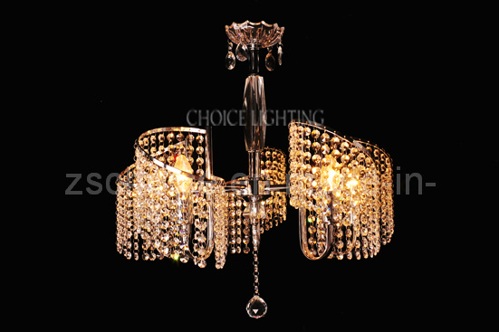 Home Decoration Modern Lamp Crystal Chandelier (8039-3)