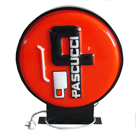 Vacuum Acrylic Round Shape in Store LED Custom Letter Light Box;