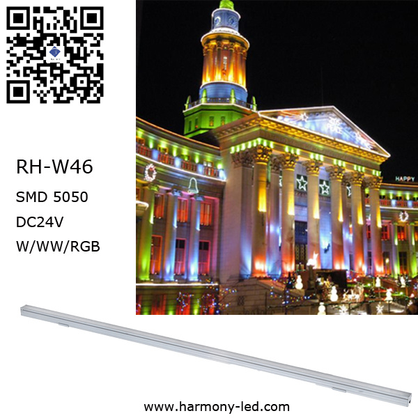 Outdoor 12W Waterproof LED Wall Washer with DMX Controller
