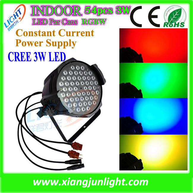 Non-Waterproof Indoor 54PCS 3W LED PAR Can Light