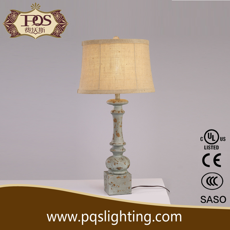 Yellow Lamp Shade and Gary Body Decoration Table Lamp