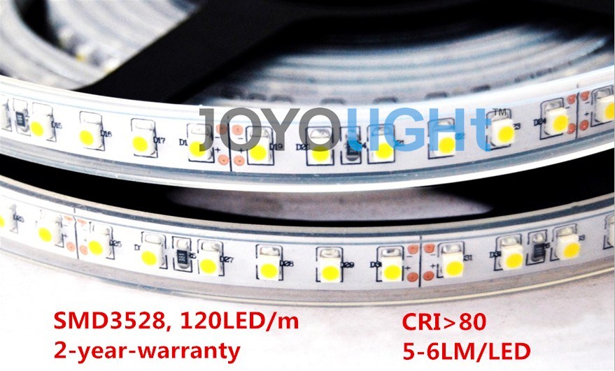 Waterproof SMD Flexible LED Strip Light 3528-120LEDs/M for Main Decoration