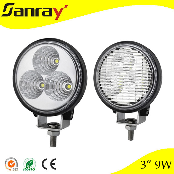 3inch 9W LED Work Light for Agricultural Machinery