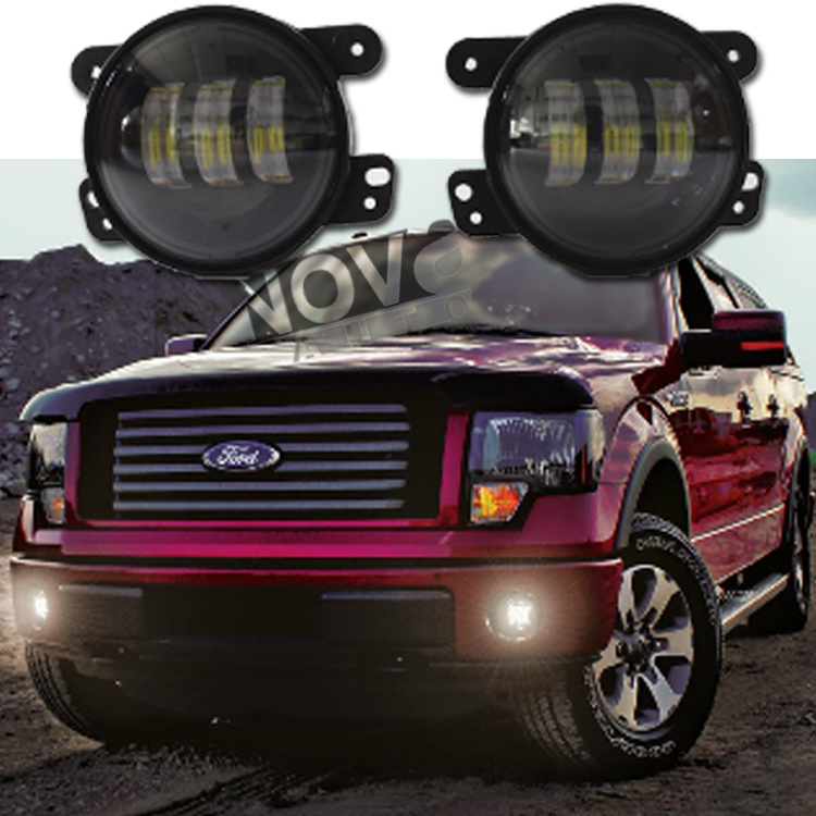 30W Replacement LED Fog Lights for Jeep Wrangler Dodge Ford F150 2011-2014 Year