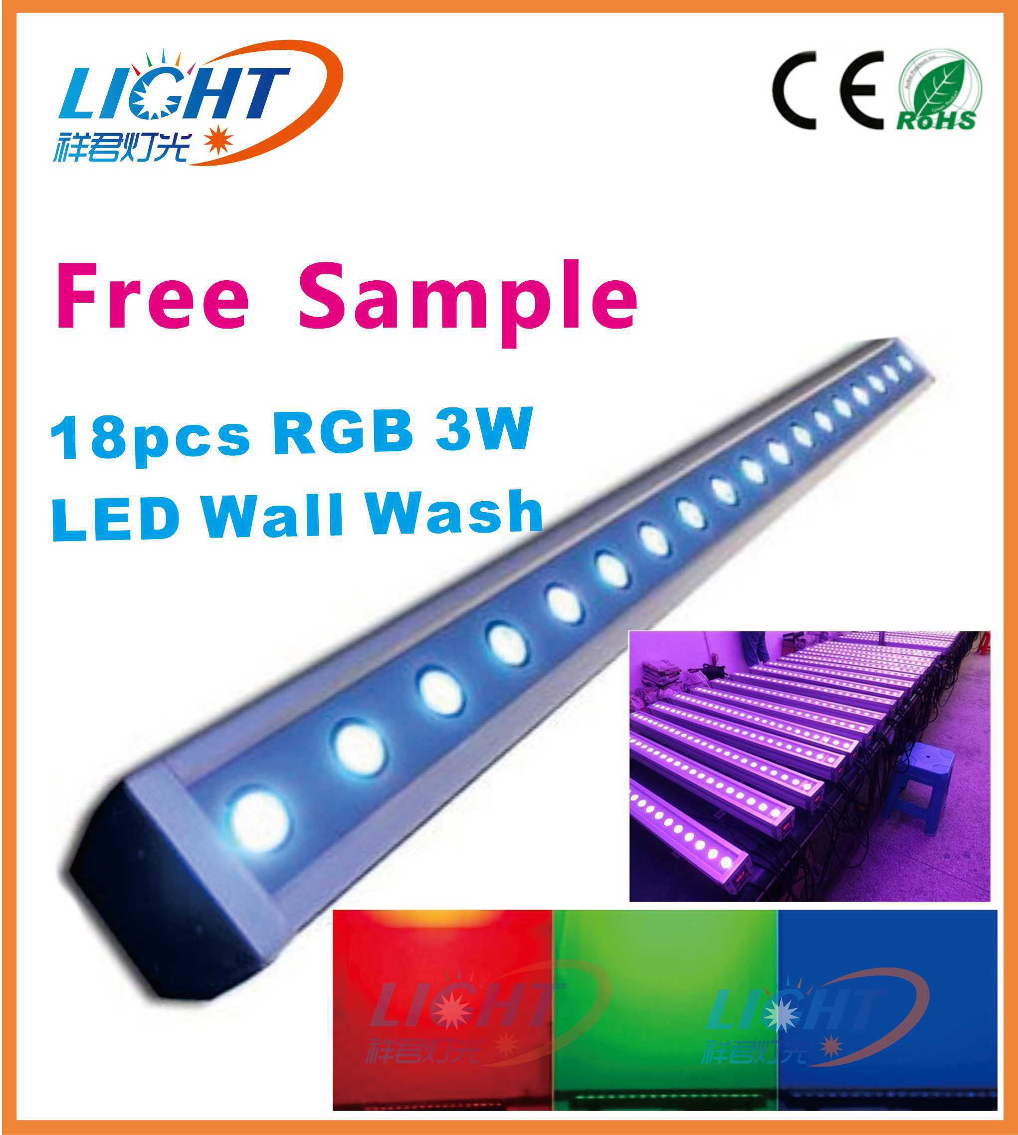 18X3w 3in1 IP65 RGB Outdoor LED Wall Wash Light