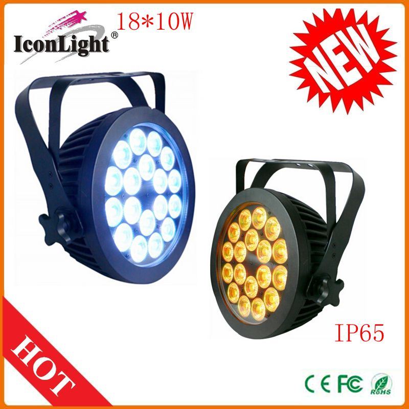New Product LED PAR Outdoor Light IP65 18*10W Rgbwyp (ICON-A071B-6in1)