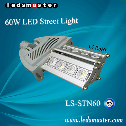 60watt LED Street Light for 20m, 40m, Pole Span