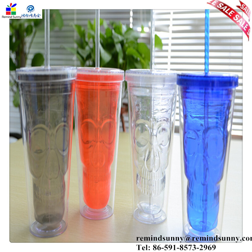 Size Customized Promotion Party Supply LED Plastic Straw Cup