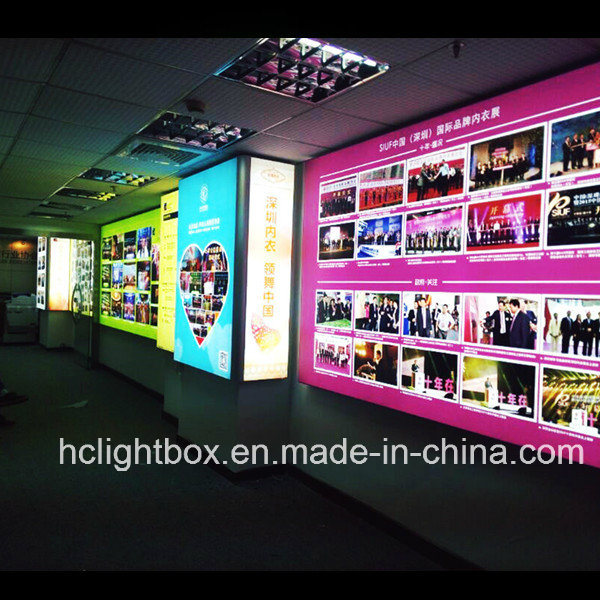 Airport Advertising Fabric Display Poster Frame LED Poster Light Box