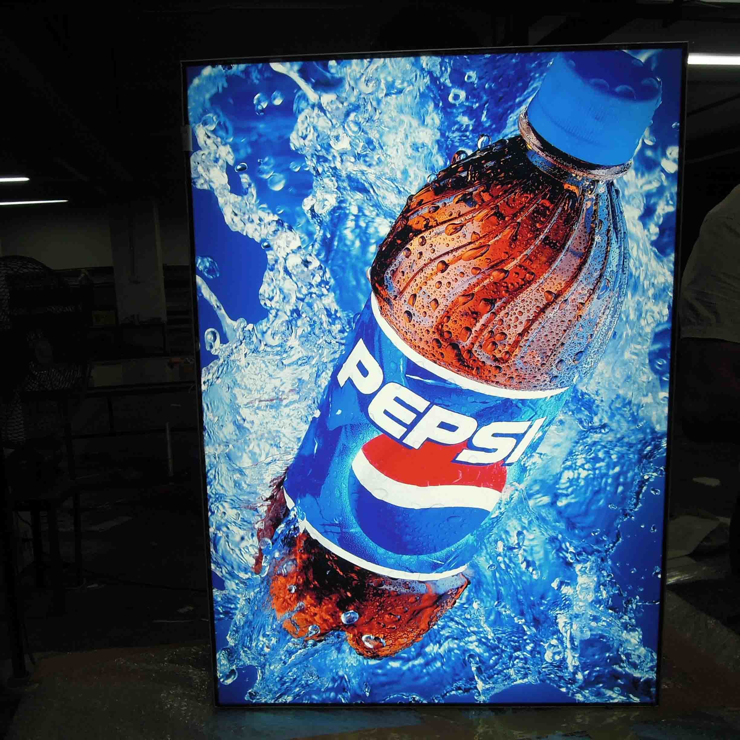 The New Pepsi Ads LED Light Box