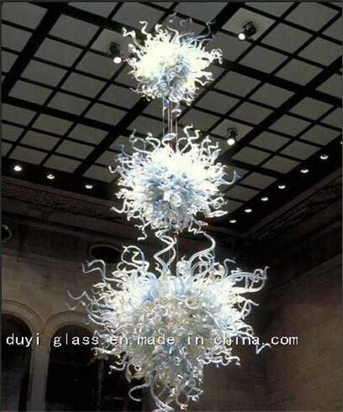 White Decoration Glass Chandelier for Hotel