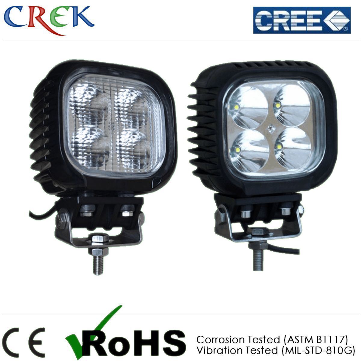 Waterproof 40W LED Work Light with CE RoHS (CK-WC0410B)
