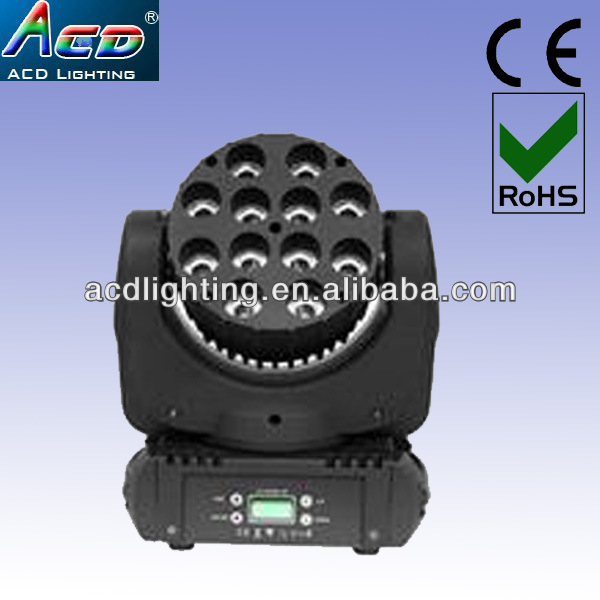 12*4in1 RGBW 10W Moving Head Beam LED Stage Effect Light