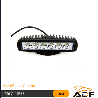 18W IP67 LED Work Light for Offroad, ATV, UTV, SUV