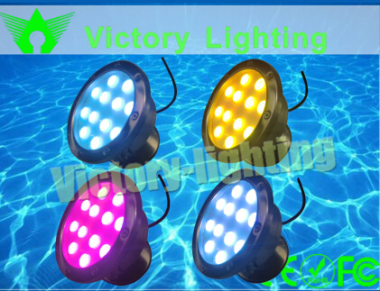 Waterproof DC12V-36V Color Changing 36W Underwater Swimming Pool Lights