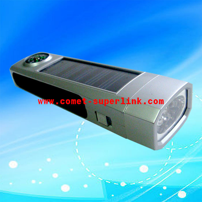 Solar Torch LED Flashlight With 5 LED (M25)