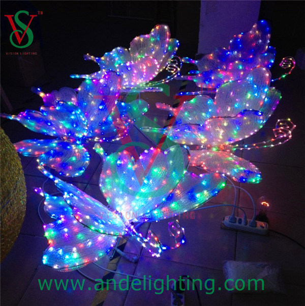 Holiday Decoration 3D Butterfly LED Motif Wedding Party Light