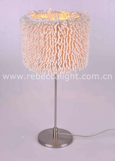 Satin Nickel Table Lamp for Indoor Decoration