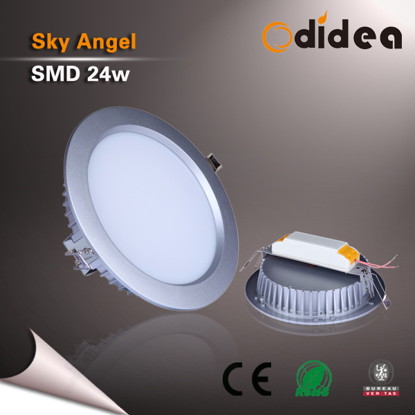 Round 190mm 24W Recessed LED Down Light