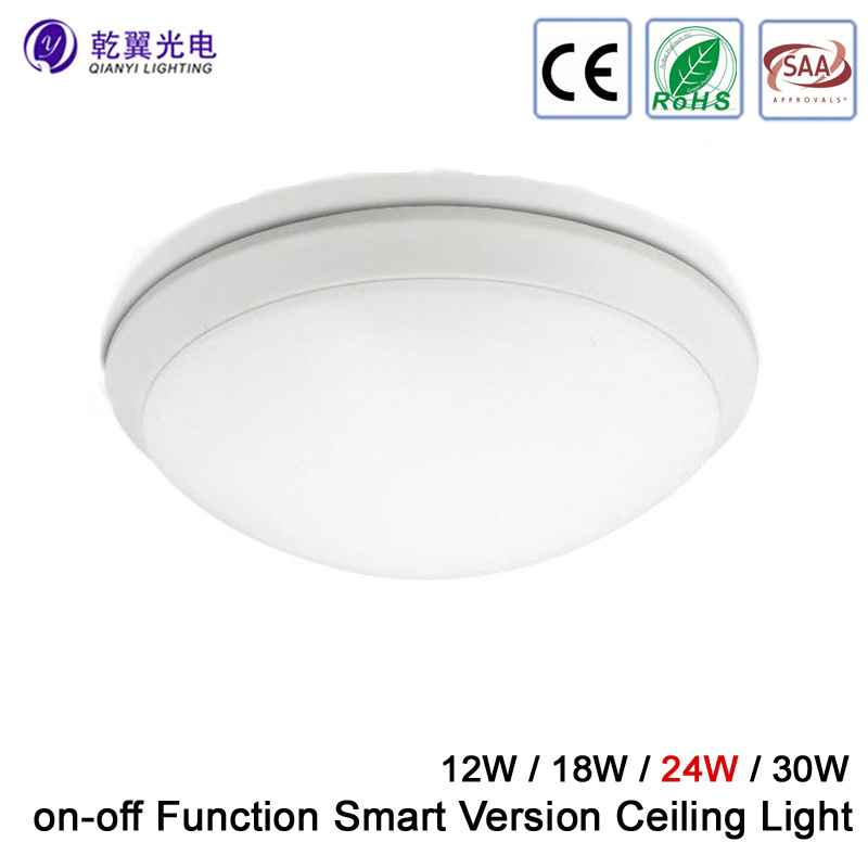 24W LED Oyster Wall Light on-off Function Ceiling Light (QY-CLS3-24W)