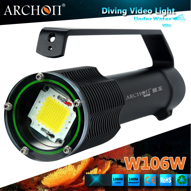 Archon W106W Diving Flashlight Max 10000 Lumens LED Photography Light