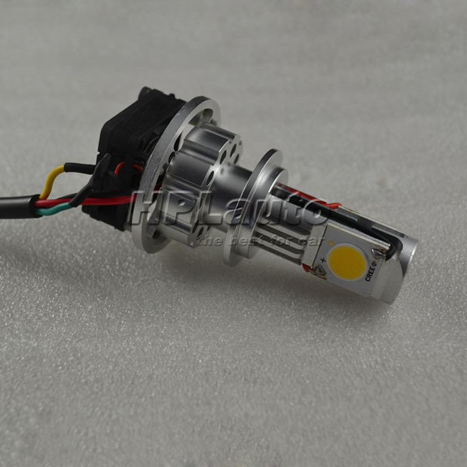 Car LED Light Headlamps, 30W H4/H7 Dipped Headlights DC12-28V
