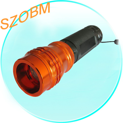 Mini CREE Q3 LED 3 Mode Flashlight With Zoom Focus