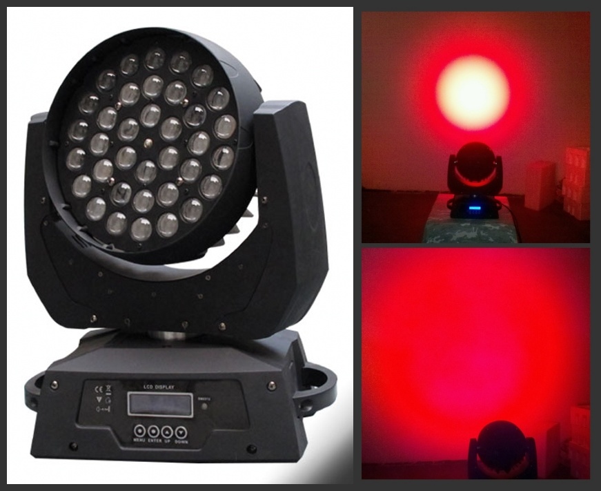 Zoom 4in1 LED Moving Head Wah Stage Light