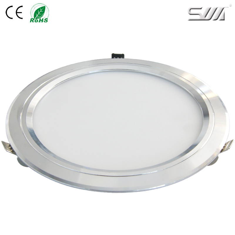 18W Brushed Silver LED Ceiling Light
