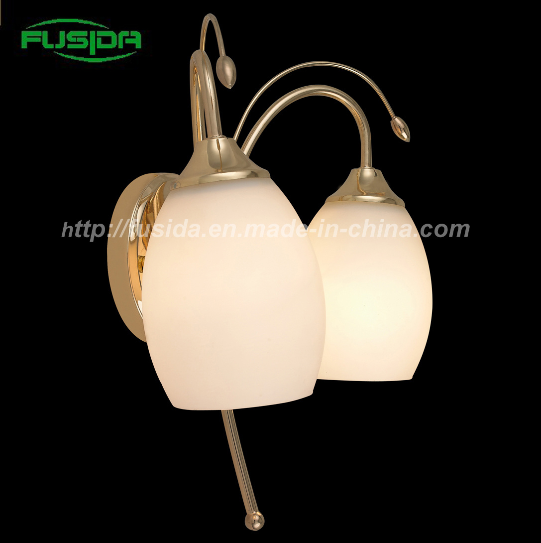 European Style Glass Exterior Wall Lamp with Remote Control (8103/2W)