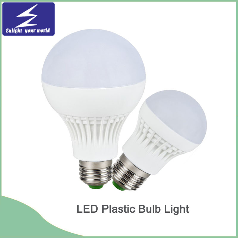 3W E27 LED Plastic Bulb Light
