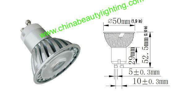 LED Spotlight GU10 LED Spot Light LED Bulb (3W03)