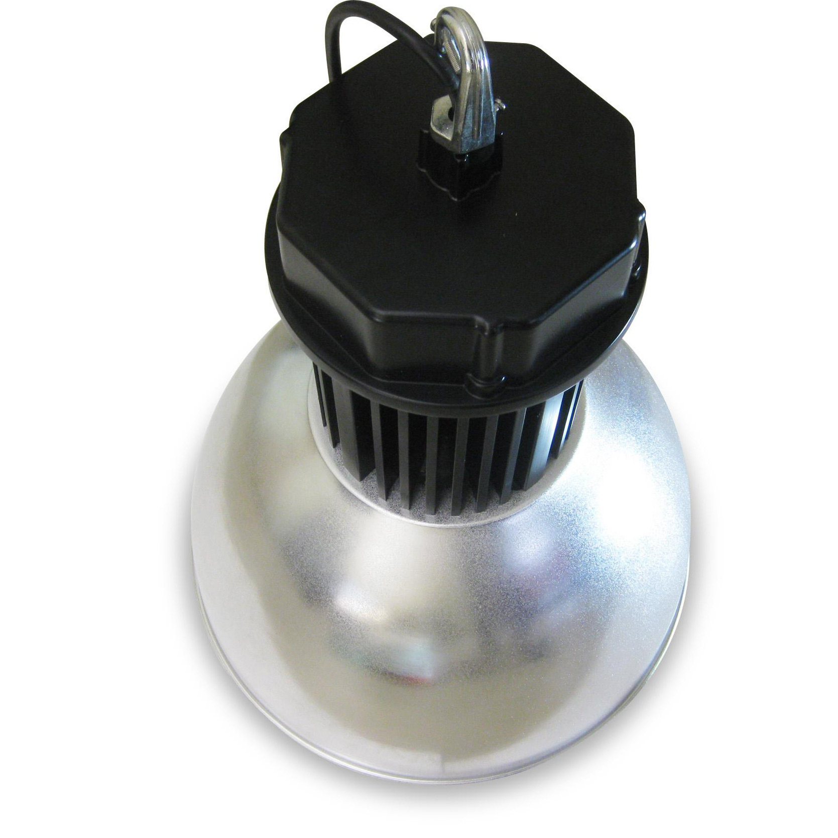 120W LED High Bay Light with 45deg Aluminum Reflector & Meanwell Driver