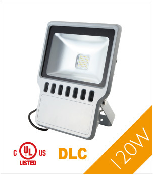 LED Outdoor Light, 120W LED Flood Light with UL Dlc