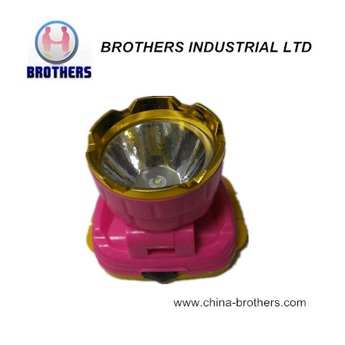 High Quality LED Plastic Battery Headlamp 370