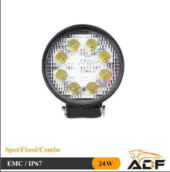 CREE 24W White Color 24W LED Work Light for Truck