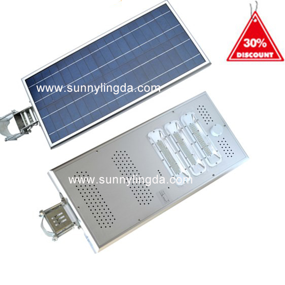 30W High Bright LED Solar Street Light All in One