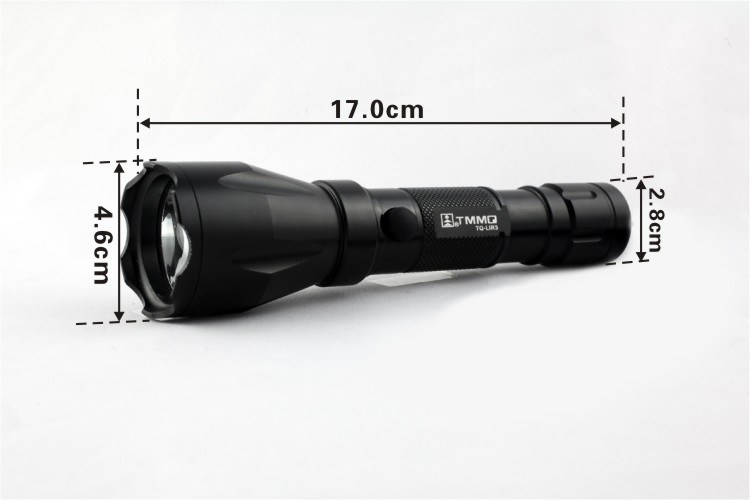 TQ-LIR3 Rechargeable LED Fishing Flashlight